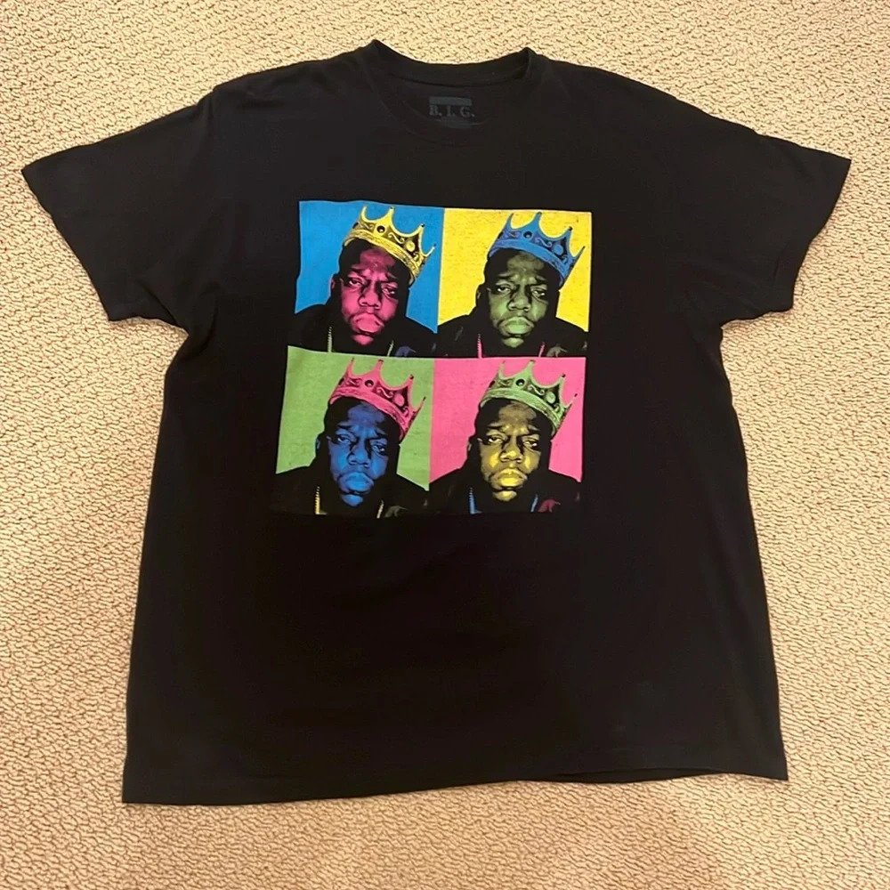 The‎ Notorious B.I.G. Unisex Multi Colored Crown T Shirt XL